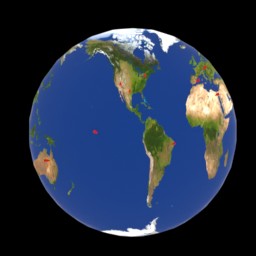 World map with regional data center locations